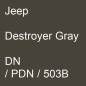 Preview: Jeep, Destroyer Gray, DN / PDN / 503B.